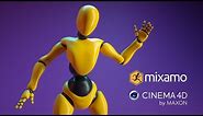 Cinema 4D & Mixamo Tutorial - Fast & Easy 3D Character Rigging & Animation