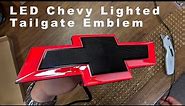 Chevrolet Chevy Tailgate Emblem Licensed LED Light Chevy Bow Tie logo