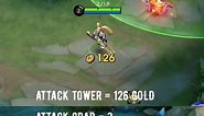 Tower or Crab: Maximizing Gold in Mobile Legends