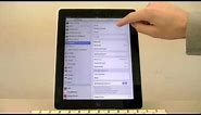 How to turn on/off voiceover mode on an iPad