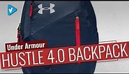 Under Armour Hustle 4.0 Backpack, Academy, One Size Fits All