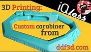 3D printing: Custom Carabiner from ddf3d.com