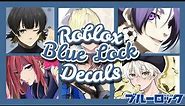 ROBLOX || Bloxburg & Royale High ~ Blue Lock Decals Ids