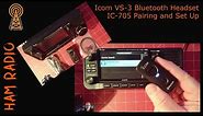 Icom VS-3 Bluetooth Headset Review with Icom IC-705