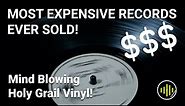 Top Ten Most Expensive Vinyl Records Ever Made