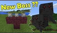 How to Spawn the 3 headed Ghast Boss | Minecraft