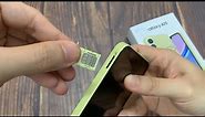 How to Insert SIM card and MicroSD card on Samsung Galaxy A15