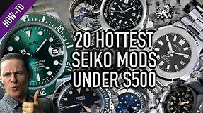 The Hottest 20 Modded Seiko Watches Under $500 & Best Places To Buy