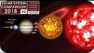Solar System Size Comparison V2