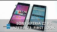 Sony Xperia Z2 vs Xperia Z1: first look