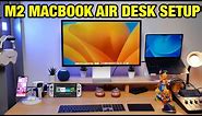 M2 MacBook Air Desk Setup!