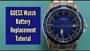 How To Change or Replace Guess Watch Battery | Watch Repair Channel | SolimBD | Repair Tutorial