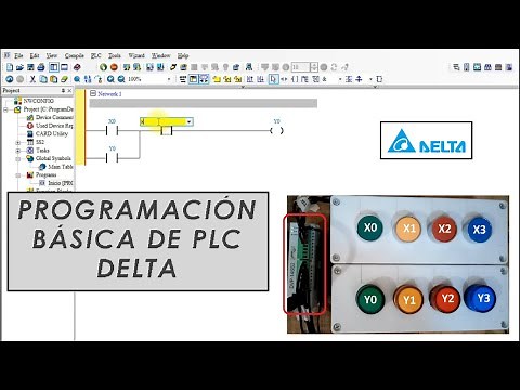 Basic programming in Delta PLC (Contacts, coils, timers and counters) DVP, ISPSoft