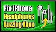 How to USE iPhone Headhones on Xbox One and STOP BUZZING Noise (Easy Method)