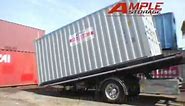 How a Shipping Container is Loaded and Delivered #shippingcontainer #mobileoffice