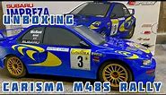 Carisma m48s 1/8 rally car unboxing overview Subaru wrc 1997 Collin McRae brushless .