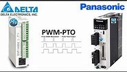 PLC Delta "Servo Control" Panasonic Minas A6 Tutorial