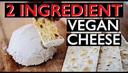 EASY Vegan Cheese Recipe ***ONLY 2 INGREDIENTS***