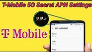 T-Mobile Secret APN Settings | T-mobile internet Settings
