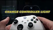 How to Change Controller Light on Xbox Series X/S