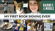 AUTHOR VLOG | Barnes & Noble Book Signing | My First Book Signing Ever!