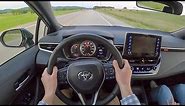 2021 Toyota Corolla Hatchback Nightshade Edition - POV Night Drive (Binaural Audio)