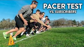 PACER Fitness Test (Beep Test) vs. Subscribers
