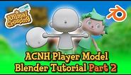 How to create your Character from Animal Crossing New Horizons in Blender [Part 2]