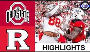 #1 Ohio State Buckeyes vs Rutgers Scarlet Knights | Full Game Highlights | 2023 College Football