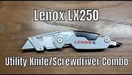 Lenox LX250 Utility Knife/Screwdriver