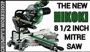 First look at the new hikoki 8 1/2 inch 216mm mitre saw with fixed rails