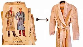 Vintage Robe Using a McCall's Vintage Pattern Book (loads of sewing tips and techniques!!)