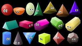 What Shape Is It? 2: 3D Shapes - Learn Geometric Shapes - The Kids' Picture Show (Fun & Educational)