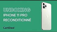 Unboxing iPhone 11 Pro reconditionné par CertiDeal