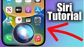 How To Use Siri On The iPhone 14 Pro Max and iPhone 14 Siri Tutorial