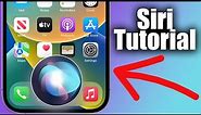 How To Use Siri On The iPhone 14 Pro Max and iPhone 14 Siri Tutorial