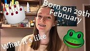 What it's like being born on the 29th February [CC]