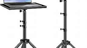 Projector Stand- Laptop Stand Adjustable Height 21 to 55 Inch,Projector Tripod with Phone Holder,Tripod for Projector,DJ Equipment,Projector Stand for Outdoor Movies,Office, Home, Stage or Studio