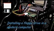 How NOT to install a floppy to USB adapter (Floppy Interface Adapter)