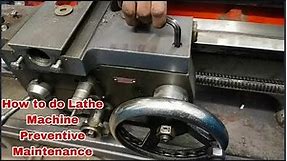 How to do Lathe Machine Preventive Maintenance/Apron Mechanism/ Carriage Repair(in a simple way)