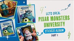 Let’s Open: Pixar Monsters University Sticker Album - Part 1 - Violet Hollow