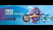 100,000 Free Phones Giveaway in 101 Days!