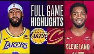 LAKERS at CAVALIERS | FULL GAME HIGHLIGHTS | November 25, 2023
