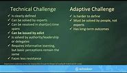 Technical vs Adaptive Challenges | MicroLesson by Kellie Ady
