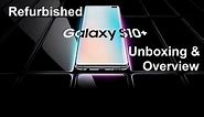 Unboxing Refurbished SAMSUNG GALAXY S10 plus & Overview( #samsung #S10+ #Galaxy #Samsunggalaxys10 0