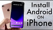 How To Use ANDROID On iPhone! (2020)