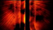 Glowing Orange Light Lines Abstract Background Video