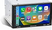 BOSS Audio Systems BVCP9700A Car Audio Stereo System - Apple CarPlay, Android Auto, 7 Inch Double Din, Touchscreen, Bluetooth Audio and Hands-Free Calling, Radio Receiver, No CD Player