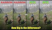 Radeon 680M vs Radeon 780M vs GTX 1650 vs RTX 3050 - How Big is the Difference?