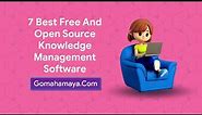 7 Best Free And Open Source Knowledge Management Software